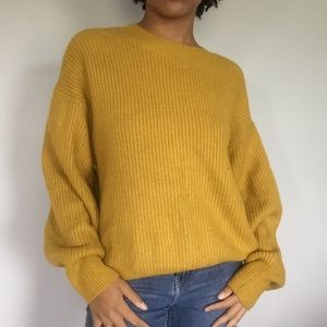 Yellow Winter Sweater